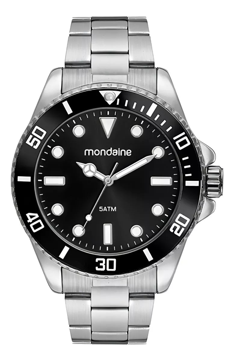 Relógio Mondiane Masculino Prata