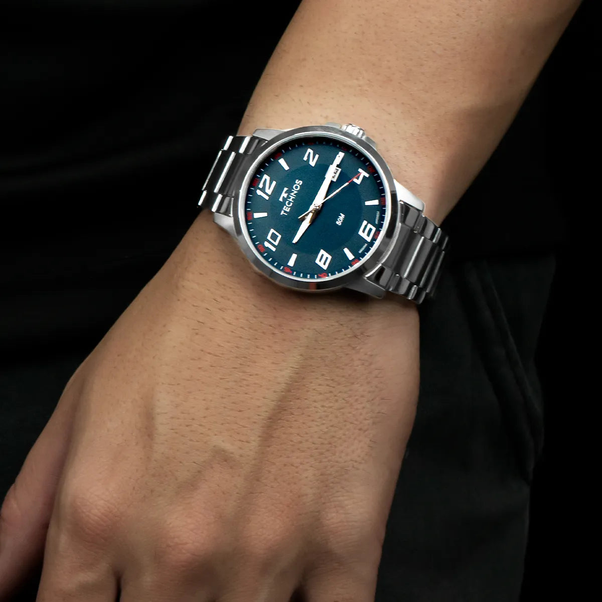 Relógio Masculino Technos Racer Azul